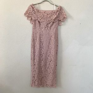 Midi lace dress